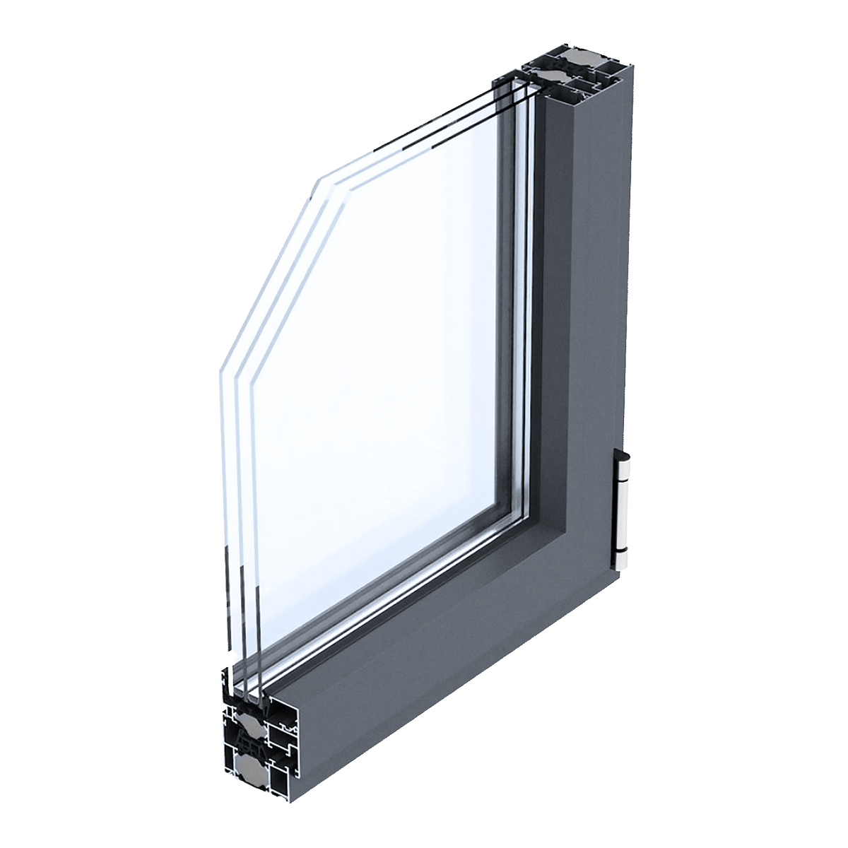 Aluminiumfenster CLASSIC rechts