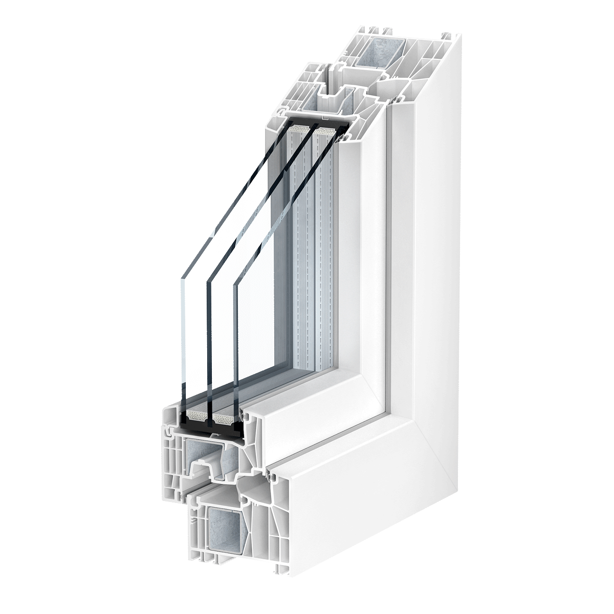 Kunststoff Fenster CLASSIC 88 MD rechts